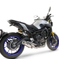 GPR escape compatible con  Yamaha Mt-09 2014-2020, M3 Inox , Escape completo racing, incluyendo colector y db killer desmontable, sin homologación 