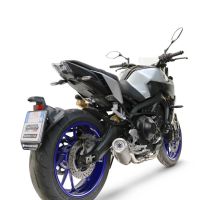 GPR escape compatible con  Yamaha Mt-09 2014-2020, M3 Inox , Escape completo racing, incluyendo colector y db killer desmontable, sin homologación 