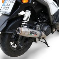 Escape compatible con Yamaha BW'S 125 2010-2013, Deeptone Inox, Escape completo racing, incluyendo colector y db killer desmontable, sin homologación 