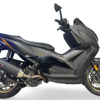 GPR escape compatible con  Zontes 365E 2024-2026, Furore-X Scooter, Escape homologaedo, legal para mercados fuera de la UE, incluido tubo de enlace y db killer extraíble 