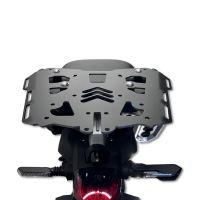 GPR TECH compatible con  Zontes 703 F 2025/2026 Baúl Alpi-Tech en aluminio, color negro con placa específica incluida Capacidad Litros 35