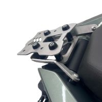 Baúl GPR TECH compatible con  Zontes 368 G 2025/2026 Baúl Alpi-Tech en aluminio color plata, incluye portaequipajes específico de aluminio y placa especifica de acero. Capacidad Litros 35